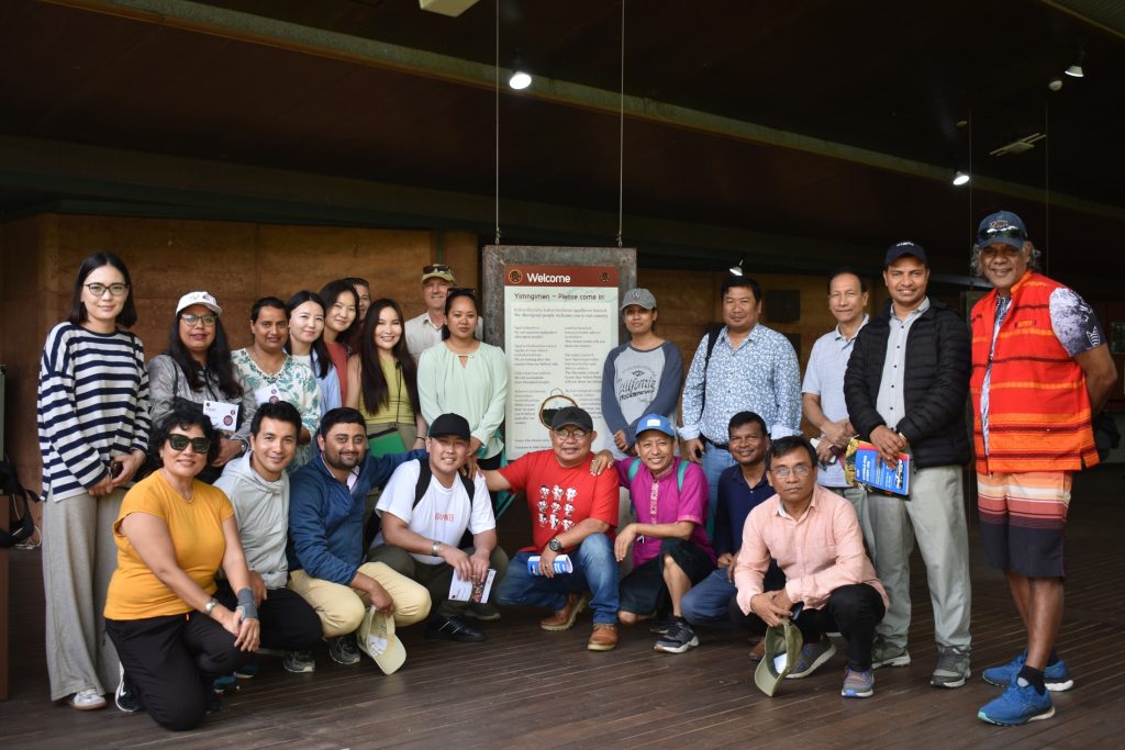 Participants, including Lasata, pictured at the Kakadu National Park