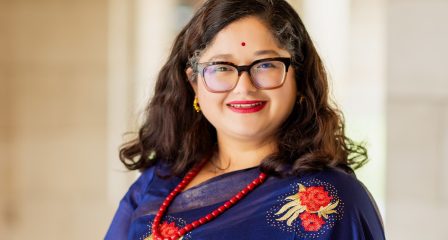 Portrait of a Nepali alumna reflecting on her Australia Awards Scholarship journey
