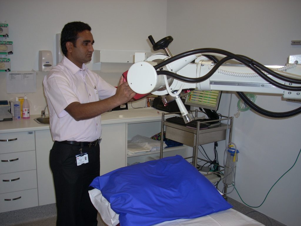 Rajeev photographed during his Fellowship in Australia. 