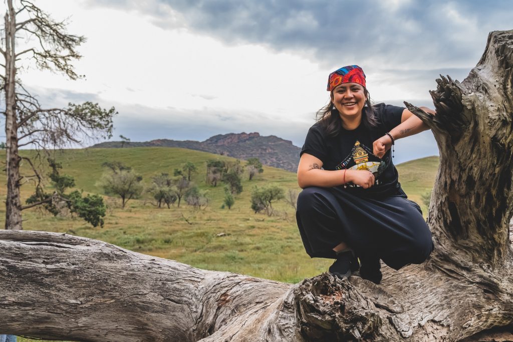 Nepali scholar Rubina Bishunke in the Ikara-Flinders Ranges National Park.