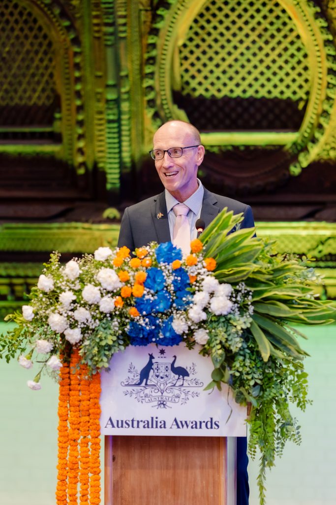 Ambassador HE Simon Ernst attending the event.